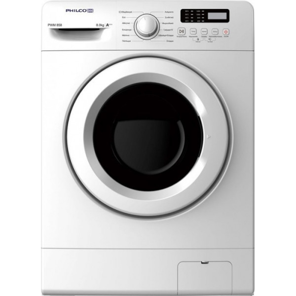 Philco PWM 858Ν Πλυντήριο Ρούχων 8kg 1200 Στροφών