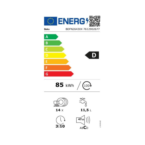Beko BDFN 26430 X