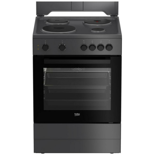 Beko FSM66003GA Κουζίνα 65lt με Εμαγιέ Εστίες Π60εκ. Μαύρη