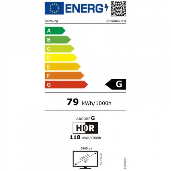 SAMSUNG UE55U8072F