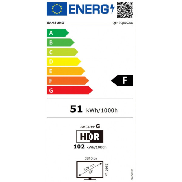SAMSUNG QE43Q60CA