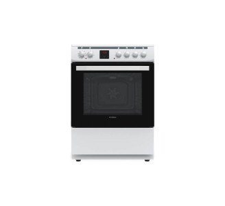 Hyundai HCVC22-6560V/W Κουζίνα 69lt με Κεραμικές Εστίες Π60εκ. Λευκή