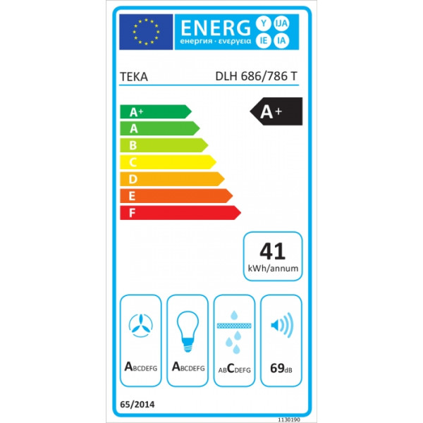 Teka DLH 786 T Απορροφητήρας Καμινάδα 70cm Inox