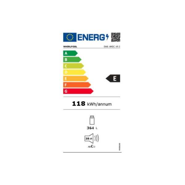 Whirlpool SW8 AM2C XR 2 Ψυγείο Συντήρησης 364lt Inox Υ187.5xΠ59.5xΒ63εκ. Προσθήκη στη σύγκριση menu Whirlpool SW8 AM2C XR 2 Ψυγείο Συντήρησης 364lt Inox Υ187.5xΠ59.5xΒ63εκ.