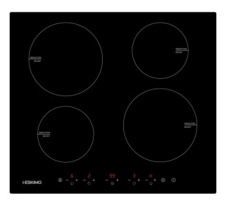 Eskimo ES 9500 IND Κεραμική Εστία Αυτόνομη 59x52cm