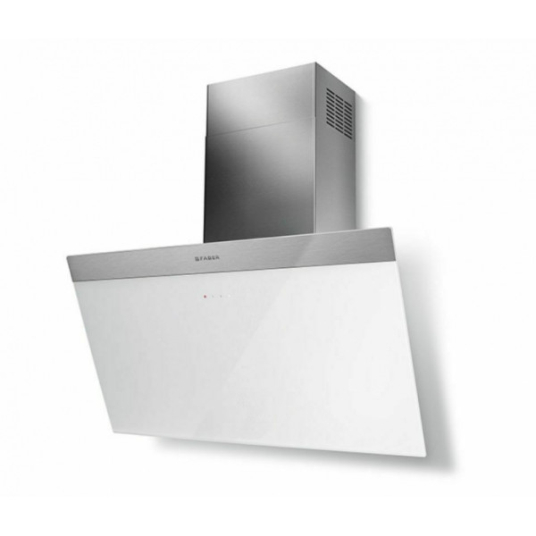 Faber DAISY + WH A80 Απορροφητήρας Καμινάδα 80cm Λευκός