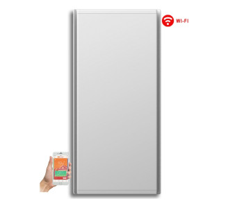 Radialight Icon 7 Επιτοίχιος Θερμοπομπός Μπάνιου 750W με Ηλεκτρονικό Θερμοστάτη και WiFi White