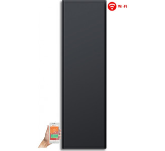 Radialight Icon 15 Επιτοίχιος Θερμοπομπός Μπάνιου 1500W με Ηλεκτρονικό Θερμοστάτη και WiFi Grey