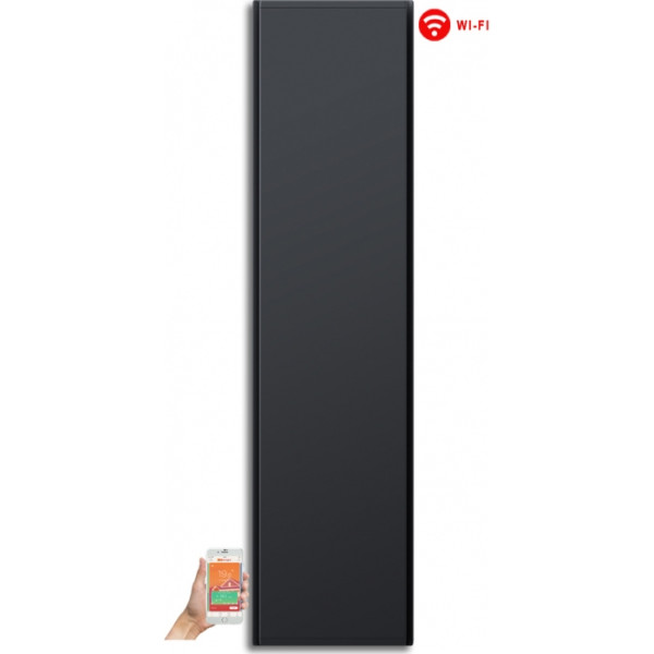 Radialight Icon 20 Επιτοίχιος Θερμοπομπός Μπάνιου 2000W με Ηλεκτρονικό Θερμοστάτη και WiFi Grey