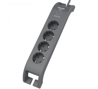 Πολύπριζο Ασφαλείας Philips SPN3140A/GRS 4 θέσεων με διακόπτη