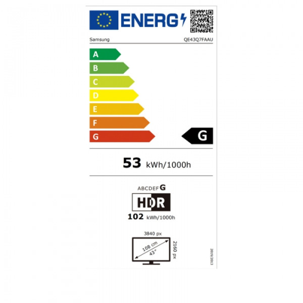 SAMSUNG QE43Q7FA