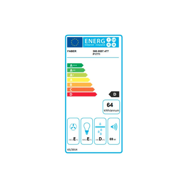 Faber 741 Base A60 Ελεύθερος Απορροφητήρας 60cm Λευκός