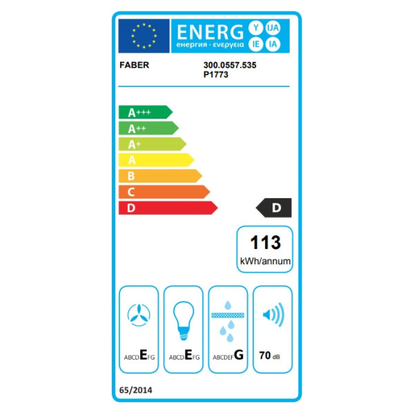 Faber 2740 Base A60 Ελεύθερος Απορροφητήρας 60cm Λευκός