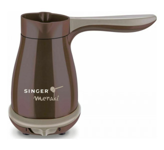 Singer Meraki BR Ηλεκτρικό Μπρίκι 550W με Χωρητικότητα 330ml Brown