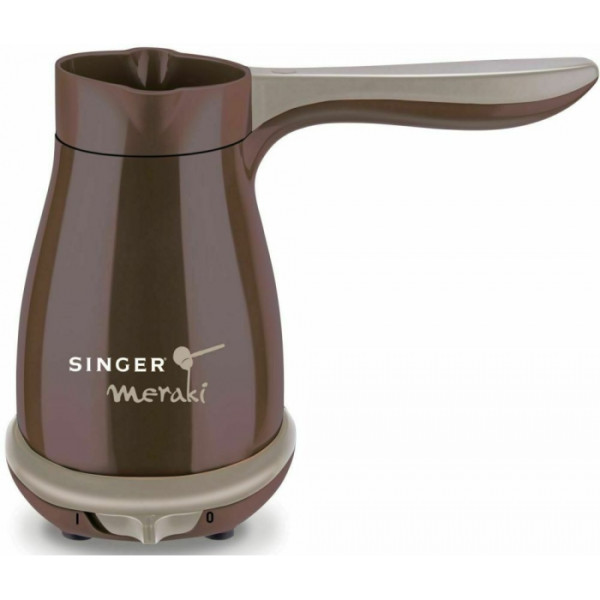 Singer Meraki BR Ηλεκτρικό Μπρίκι 550W με Χωρητικότητα 330ml Brown