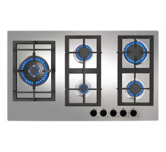 TEKA EFX 90.1 5G AI AL DR LEFT Gas hob with 5 high efficiency burners in 90 cm of natural gas