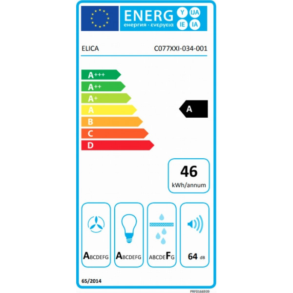 Elica Aplomb BL/A/90 Απορροφητήρας Καμινάδα 90cm Μαύρος