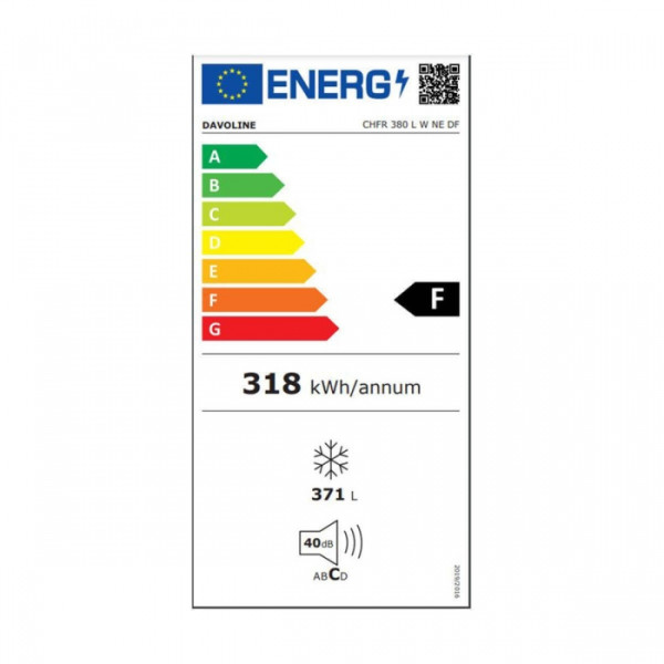 Davoline CHFR 380 L W NE / DF Καταψύκτης Μπαούλο 371lt