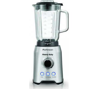 Rohnson R-583 Μπλέντερ για Smoothies με Γυάλινη Κανάτα 1.5lt 1400W Inox