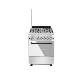 Calfer Gas F6TX40GF-XT Κουζίνα Υγραερίου 64lt με Εστίες Υγραερίου Π60εκ. Inox