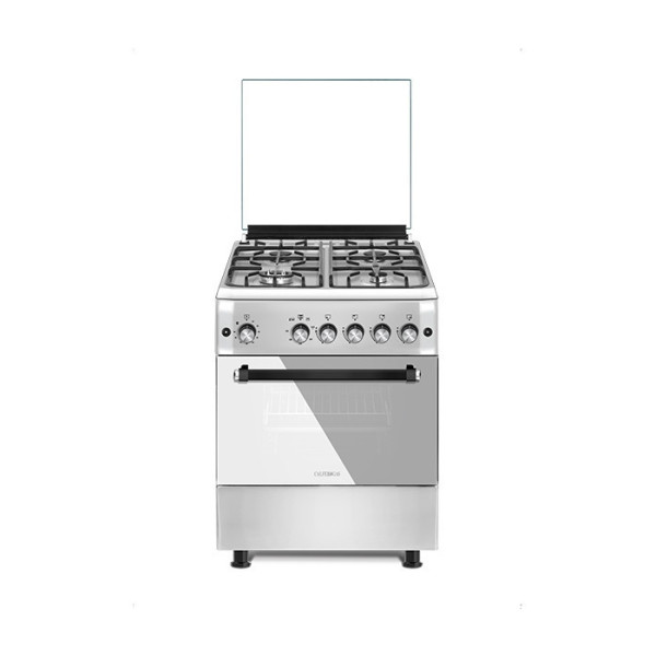 Calfer Gas F6TX40GF-XT Κουζίνα Υγραερίου 64lt με Εστίες Υγραερίου Π60εκ. Inox