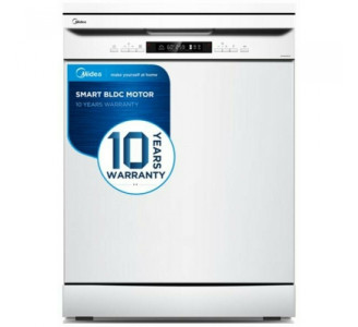 Midea MFD60S230W-GR Ελεύθερο Πλυντήριο Πιάτων