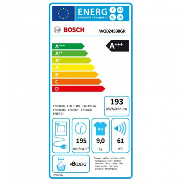 BOSCH WQB245B8GR