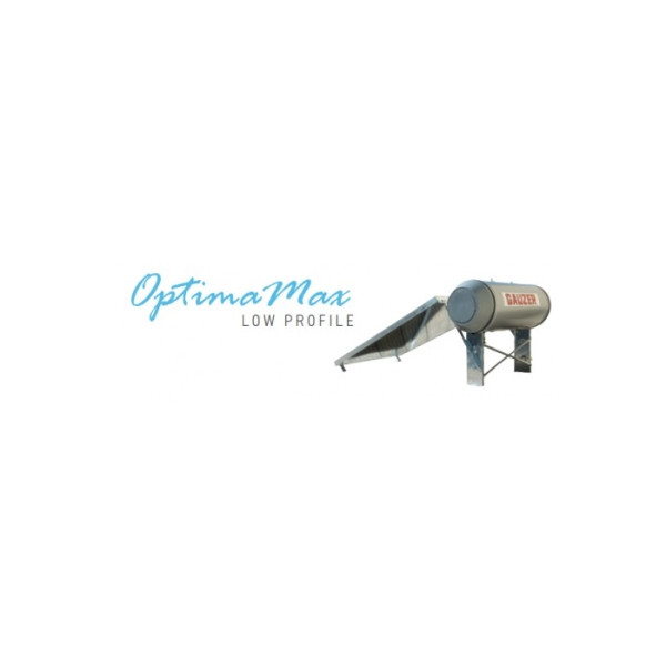 GAUZER 160/3m² Optima Max Low Profile Ηλιακός Θερμοσίφωνας Διπλής Ενεργείας (BC16/30)