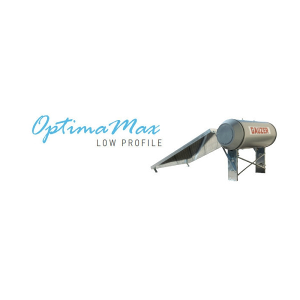 GAUZER 200/3m² Optima Max Low Profile Ηλιακός Θερμοσίφωνας Διπλής Ενεργείας (BC20/30)