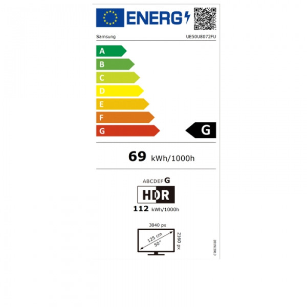 SAMSUNG UE50U8072F