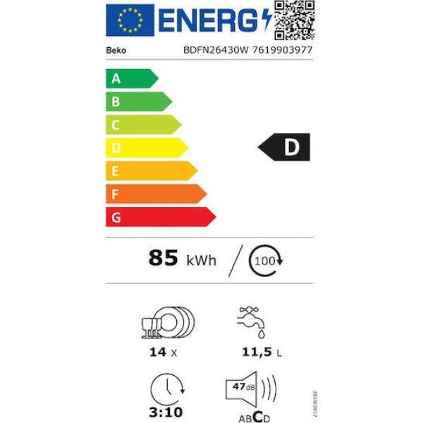 Beko BDFN26430W 