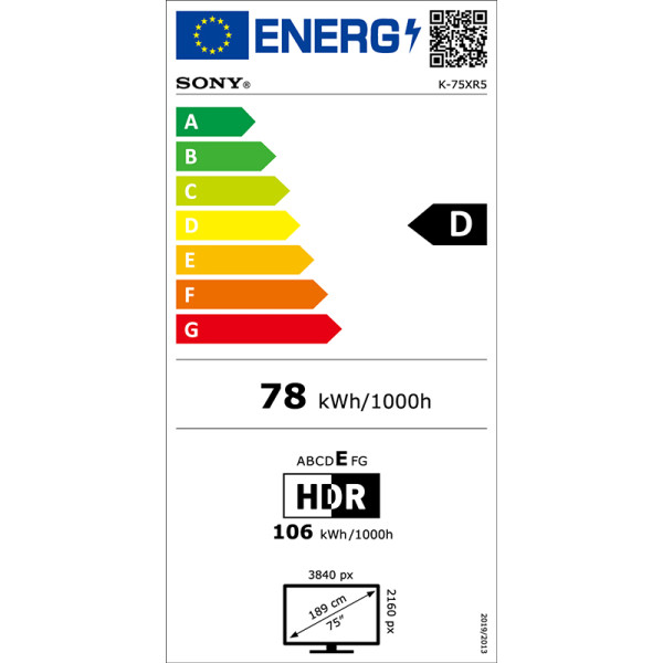 SONY K75XR55BP
