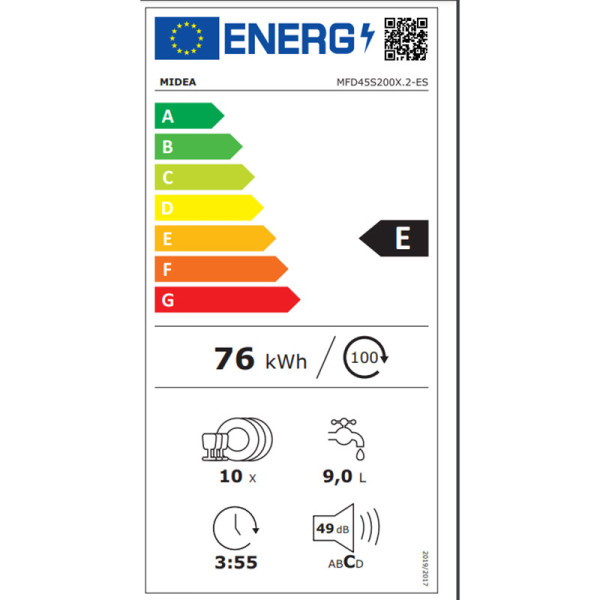 MIDEA MFD45S200X.2-ES