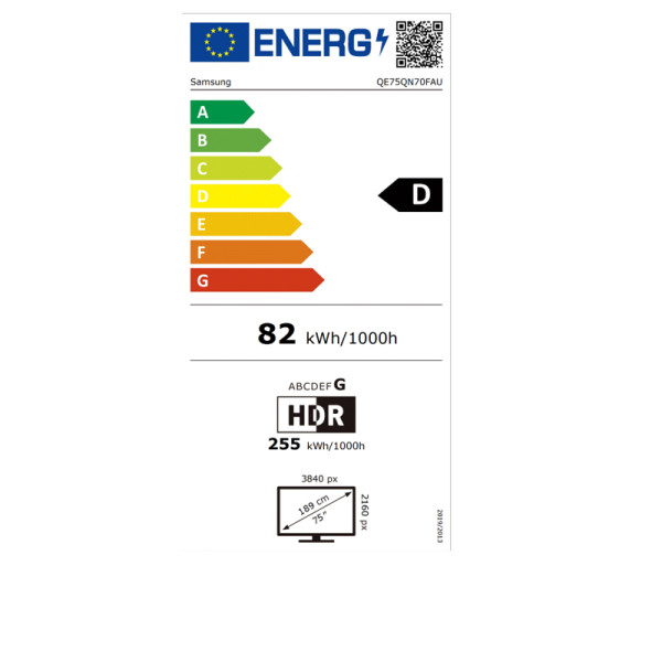 SAMSUNG QE75QN70F