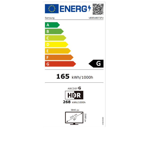 SAMSUNG UE85U8072FUXXH
