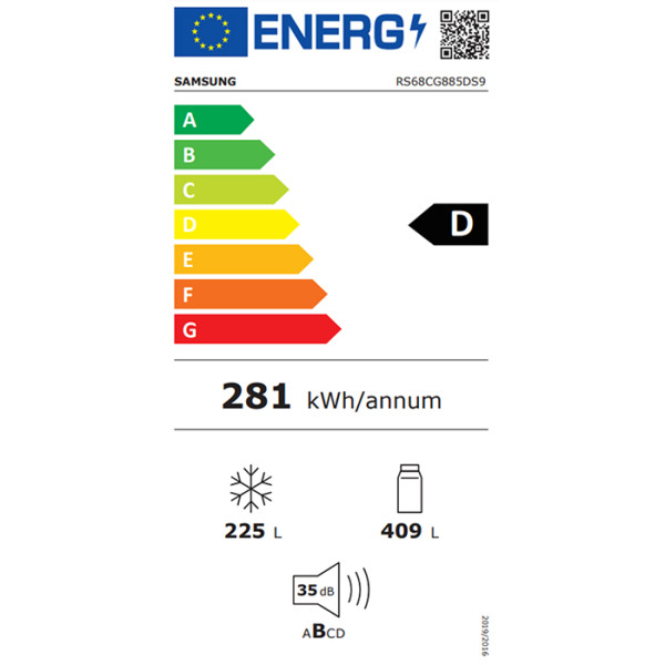 SAMSUNG RS68CG885DS9/EF 