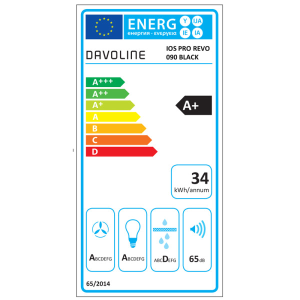 DAVOLINE IOS PRO REVO 90 BLACK
