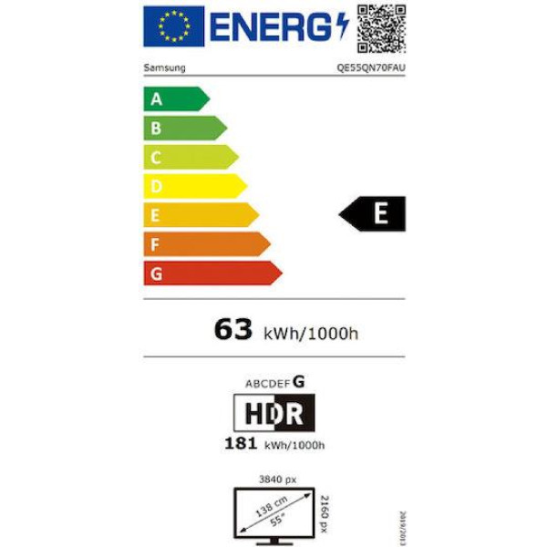 SAMSUNG QE55QN70F