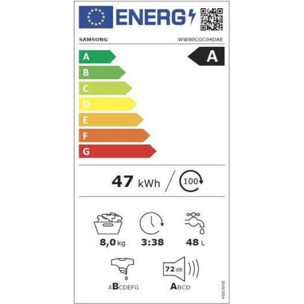 SAMSUNG WW80CGC04DAELE